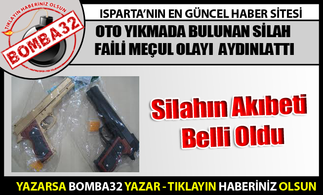 Oto Yıkamada  Ele geçirilen Silahın Akıbeti Belli Oldu